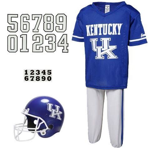 NCAA Kentucky Wildcats Deluxe Youth Team Uniform Set by Franklin. $37.99. Team logo helmet with ...