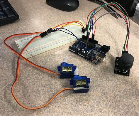 Arduino Joystick Servo Motor Control