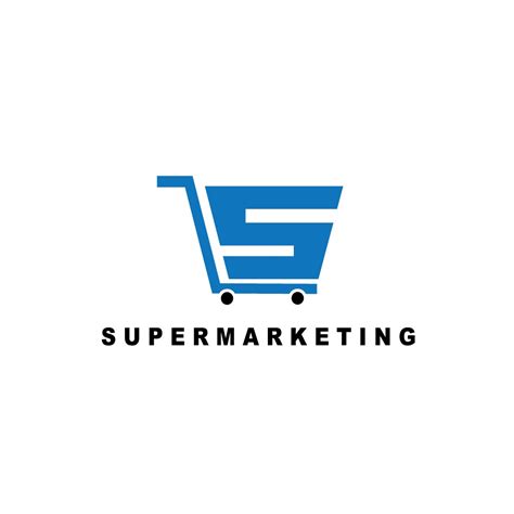 Elegant, Modern, Supermarket Logo Design for SUPERMARKETING by Shin ...