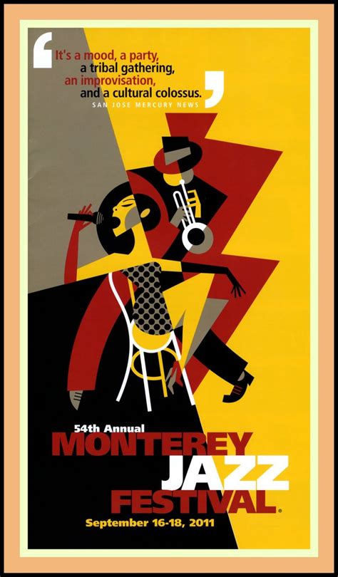 Monterey Jazz Festival 2011 | Music festival poster, Jazz poster, Jazz art