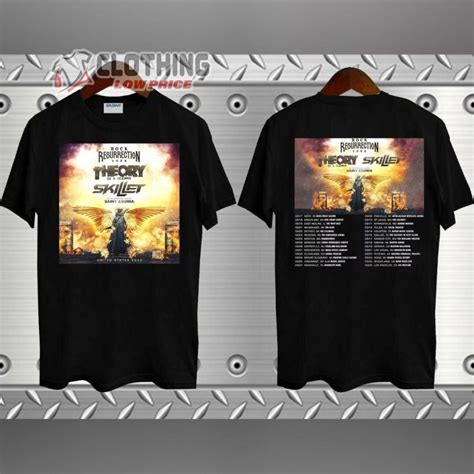 Skillet Tour 2023 Shirt, Skillet Tour 2023 Setlist Sweatshirt, Skillet ...