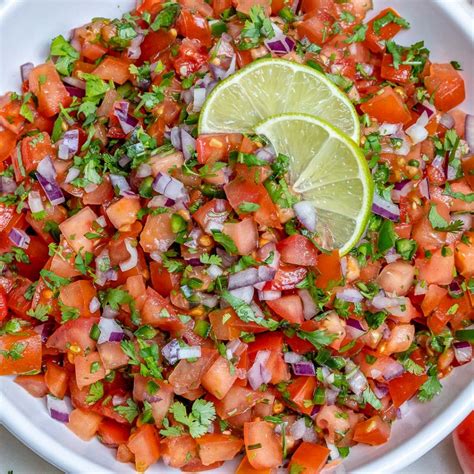 The BEST Ever Homemade Pico De Gallo! | Clean Food Crush