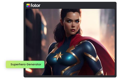 Superhero Generator: Create Your Own Superhero With AI | Fotor