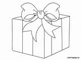 Festive Gift Box Clip Art sketch template