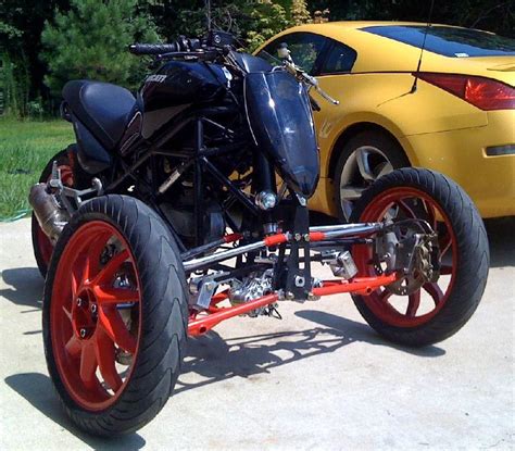 Reverse Trike Club & Street Driven Quads | Reverse trike, Trike, Cool bikes