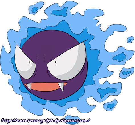 092: Gastly Shiny by NarutoRenegado01 on DeviantArt