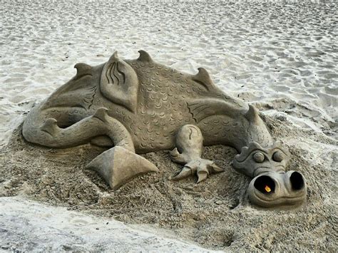 Sand Dragon | Sand sculptures, Mexico, Vallarta