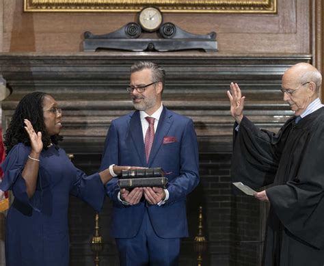 Ketanji Brown Jackson sworn in as first Black woman on Supreme Court : NPR