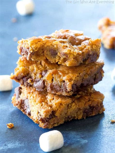 Marshmallow Blondies - The Girl Who Ate Everything