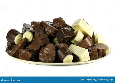 Belgian chocolate pralines stock photo. Image of delicious - 97402046