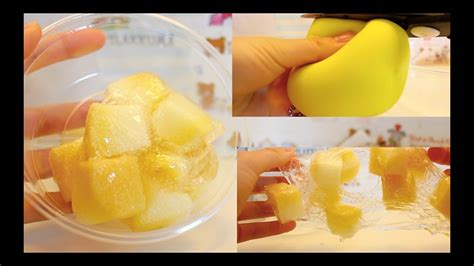 Making jelly cube slime with a squishy... - YouTube