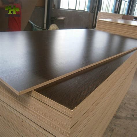 High Qualtiy 16mm 18mm Melamine Paper Faced Plywood from China manufacturer- Hunglin Wood