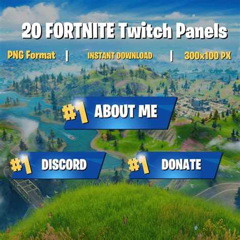 Fortnite Twitch Panels | Stream Panels on Behance