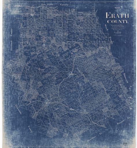 Map of Erath County | Library of Congress