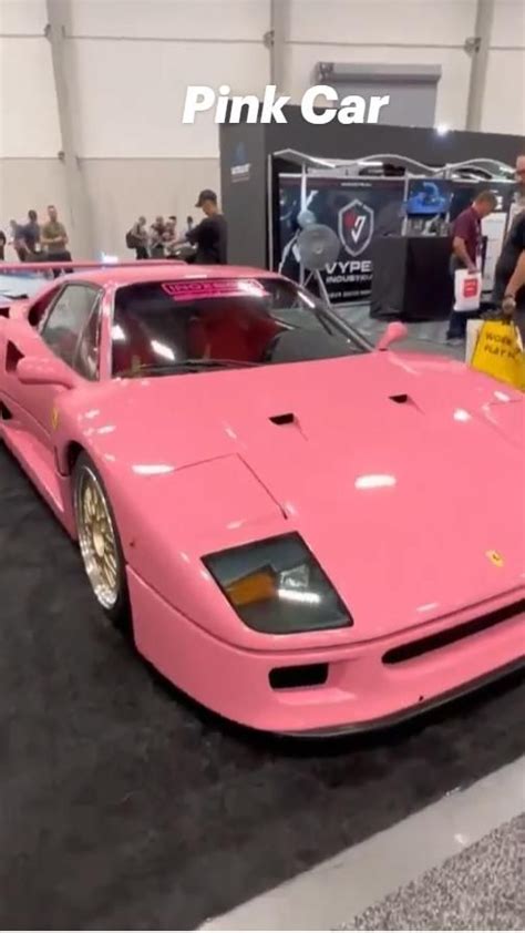 Pink Ferrari F40!⁠ | Pink ferrari, Bmw m5, Bmw m3