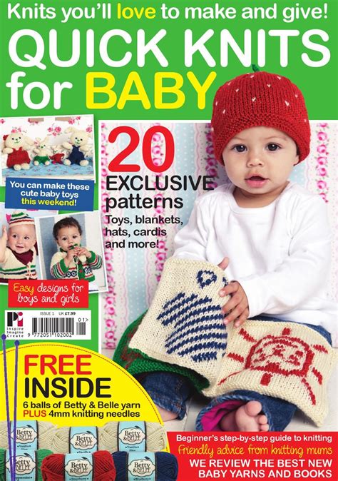 A 9 page preview of Quick Knits for Baby! Crochet Magazine, Knitting Magazine, Baby Boy Knitting ...
