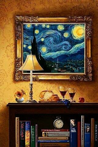 Starry Night.. | Painting, Art painting, Art icon