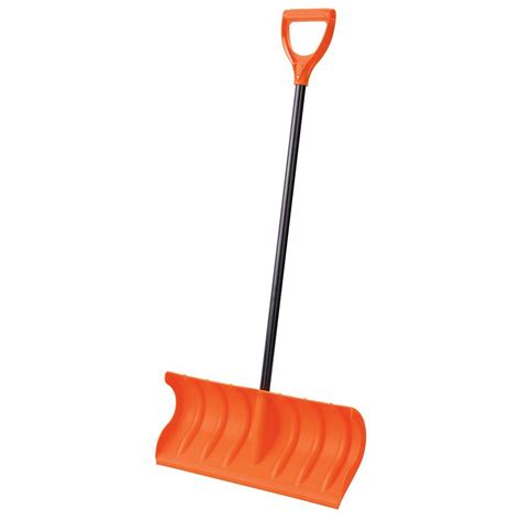 Orbit 24 in. Pusher Snow Shovel-80052 - The Home Depot