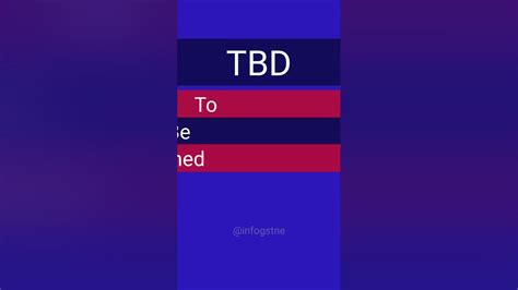 TBD meaning in YouTube #tbd #youtubeshorts - YouTube