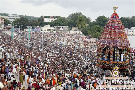 Brahmotsavam at Tirumala Rathotsavam - Wallpaper