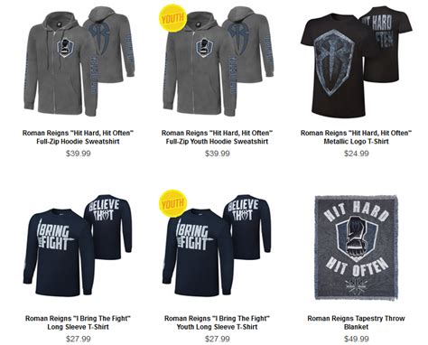 New Roman Reigns Merchandise | Wrestling Forum