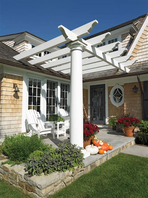 pergola | Pergola, Front porch pergola, Front porch design