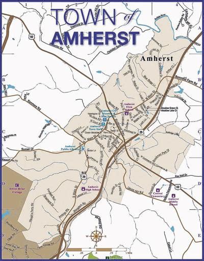 Map showcases Amherst County businesses, attractions