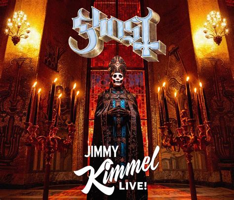 Ghost haunted the Jimmy Kimmel Live show with their performance of »Call Me Little Sunshine ...