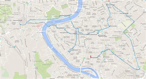 Walking map of Rome - Rome walking tour map (Lazio - Italy)