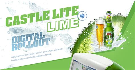 Castle Lite Lime - Digital Campaign Rollout on Behance