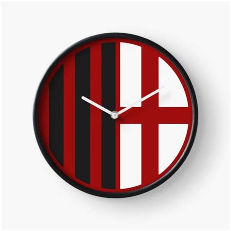 "Rossoneri" Clock for Sale by pausascenica | Redbubble