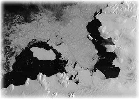 ESA - Floating sea ice and the edges of the ice shelves in Antarctica