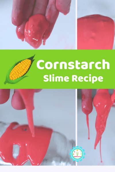 2-Ingredient Cornstarch Slime Recipe (no glue or borax!)