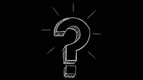 Ad: animated question mark, black chalk section, ideal for compositing, use as a..., #animat ...