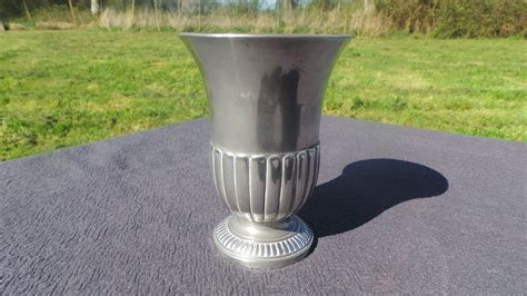 Antique Pewter Cup Fine French Pewter Tumbler Cup Pewter Touch Marks Rudot Oudard of Lille 19th ...