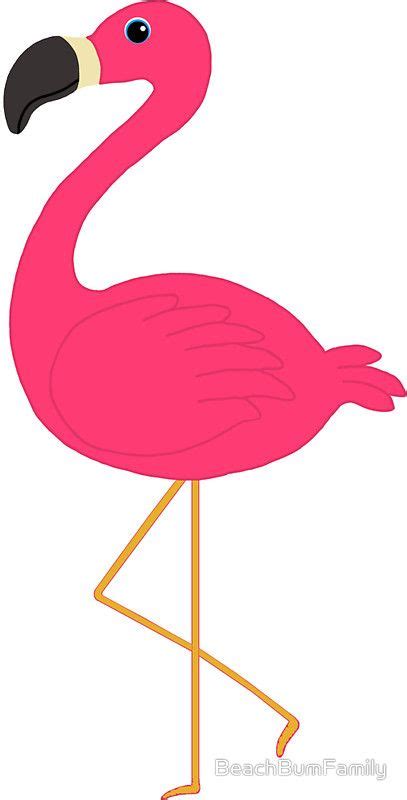 "Cute Pink Flamingo" Sticker for Sale by BeachBumFamily | Cumpleaños ...