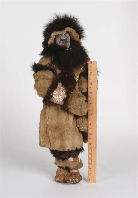 Items similar to Vintage Inuit Eskimo Yupik Alaskan MAN, about 14" high ...