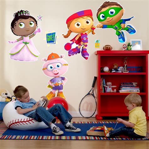 Super Why! Giant Wall Decals - PartyBell.com