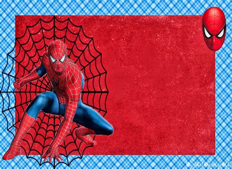 Spiderman: Invitaciones, Marcos o Tarjetas para Imprimir Gratis. | Oh My Fiesta! Friki