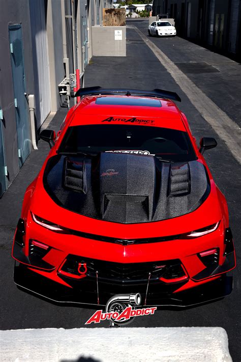 PRE-ORDER 2016-2024 Chevy Camaro Terminator Full Carbon Fiber Hood