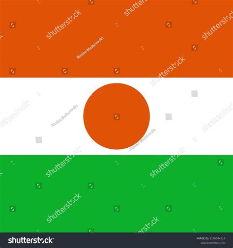 Niger Flag Official Colors Vector Illustration Stock Vector (Royalty ...