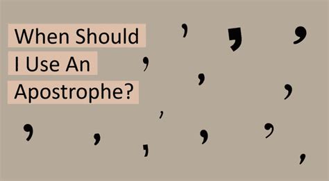 How to Use Apostrophes | The 5 Examples of Apostrophes