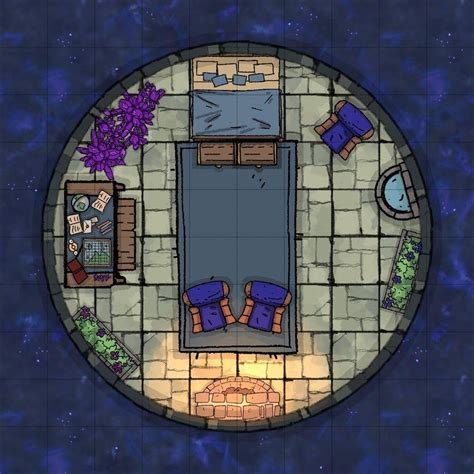 Genie Warlock’s Vessel Interior : battlemaps Dungeons And Dragons Board, Dungeons And Dragons ...