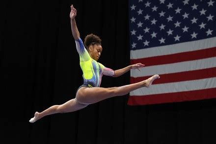 Shilese Jones Competes On Beam During Editorial Stock Photo - Stock ...