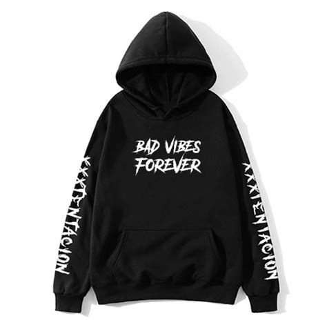 Jahseh Onfroy Hoodies - Tentacion Bad Vibes Forever Hoodie XTO1010 ...