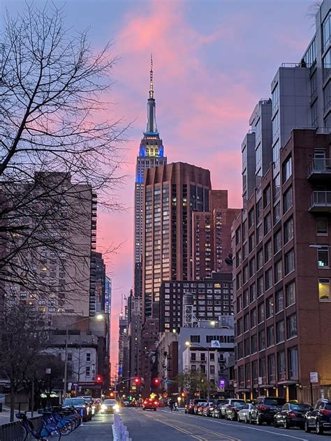 NYC Sunset Empire State Building Photograph by Jill Rachel Jacobs ...