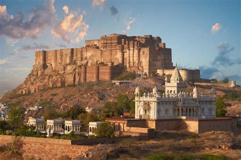 Mehrangarh Fort Located in Jodhpur, India. Stock Image - Image of citadel, jodhpur: 99185391