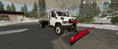 FS19 GMC Topkick Flatbed Plow Truck v2.0 - Farming Simulator 17 mod ...