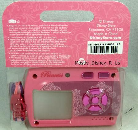 Disney Store Princess Rapunzel Tiana Belle Toy Digital Camera Realistic NEW | eBay