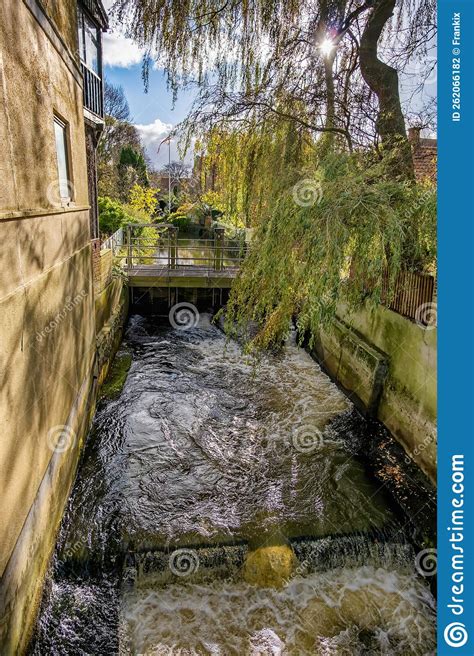 River Running through Medieval City Ribe in Denmark Stock Photo - Image ...